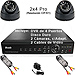 Kit Completo CCTV c/DVR Pro de 4 Puertos, Disco duro de 320GB, 2 Cámaras Prémium, 2 Cables