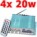 Mini stereo amplifier