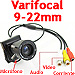 mini adjustable focus cctv camera